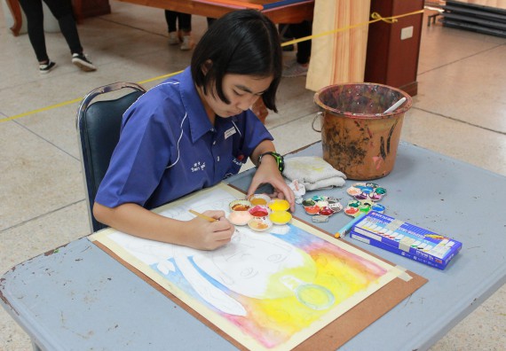 ภาพกิจกรรม การประกวดภาพวาดจินตนาการทางวิทยาศาสตร์ ระดับมัธยมศึกษาตอนปลาย