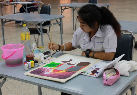 ภาพกิจกรรม การประกวดภาพวาดจินตนาการทางวิทยาศาสตร์ ระดับมัธยมศึกษาตอนปลาย