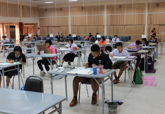 ภาพกิจกรรม การประกวดภาพวาดจินตนาการทางวิทยาศาสตร์ ระดับมัธยมศึกษาตอนปลาย