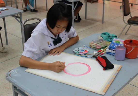 ภาพกิจกรรม การประกวดภาพวาดจินตนาการทางวิทยาศาสตร์ ระดับมัธยมศึกษาตอนปลาย