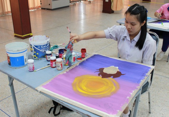 ภาพกิจกรรม การประกวดภาพวาดจินตนาการทางวิทยาศาสตร์ ระดับมัธยมศึกษาตอนปลาย