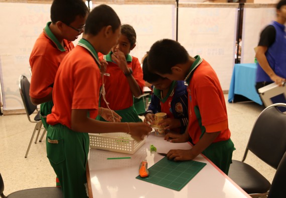 ภาพบรรยากาศการเข้าชมกิจกรรม คาราวานวิทยาศาสตร์ อพวช.