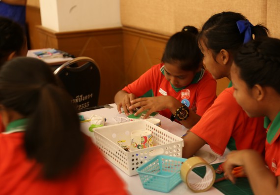 ภาพบรรยากาศการเข้าชมกิจกรรม คาราวานวิทยาศาสตร์ อพวช.