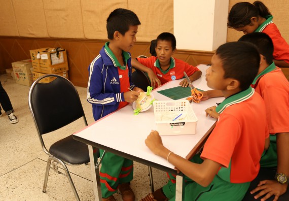 ภาพบรรยากาศการเข้าชมกิจกรรม คาราวานวิทยาศาสตร์ อพวช.