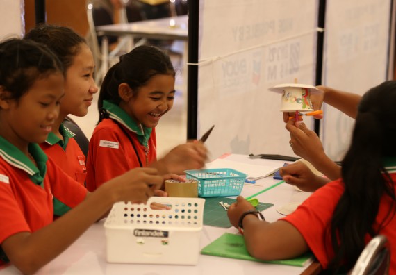 ภาพบรรยากาศการเข้าชมกิจกรรม คาราวานวิทยาศาสตร์ อพวช.