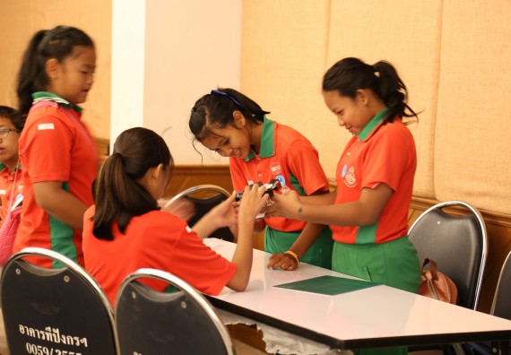 ภาพบรรยากาศการเข้าชมกิจกรรม คาราวานวิทยาศาสตร์ อพวช.