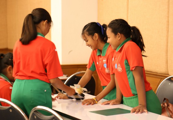 ภาพบรรยากาศการเข้าชมกิจกรรม คาราวานวิทยาศาสตร์ อพวช.