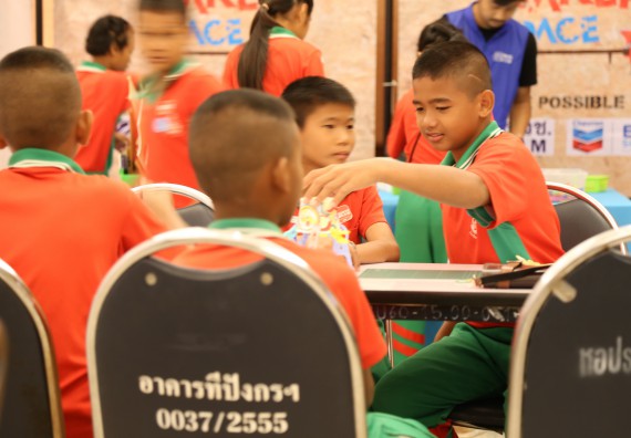 ภาพบรรยากาศการเข้าชมกิจกรรม คาราวานวิทยาศาสตร์ อพวช.