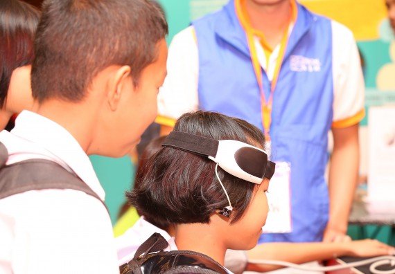 ภาพบรรยากาศการเข้าชมกิจกรรม คาราวานวิทยาศาสตร์ อพวช.