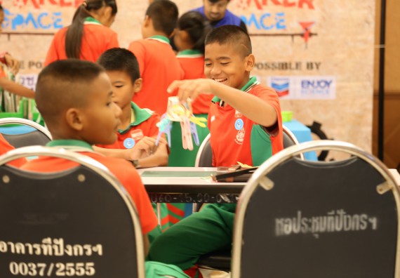 ภาพบรรยากาศการเข้าชมกิจกรรม คาราวานวิทยาศาสตร์ อพวช.