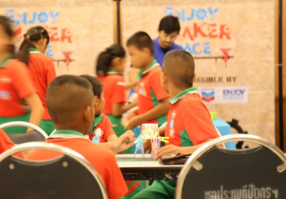 ภาพบรรยากาศการเข้าชมกิจกรรม คาราวานวิทยาศาสตร์ อพวช.