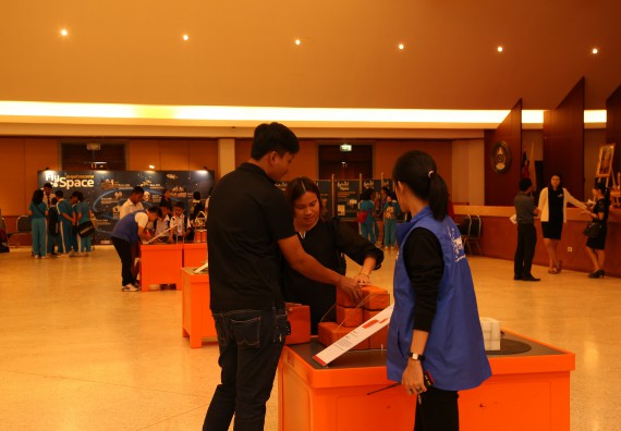 ภาพบรรยากาศการเข้าชมกิจกรรม คาราวานวิทยาศาสตร์ อพวช.