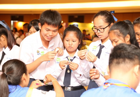 ภาพบรรยากาศการเข้าชมกิจกรรม คาราวานวิทยาศาสตร์ อพวช.