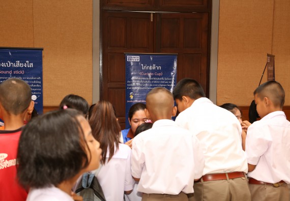 ภาพบรรยากาศการเข้าชมกิจกรรม คาราวานวิทยาศาสตร์ อพวช.