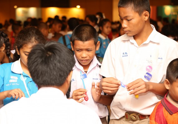 ภาพบรรยากาศการเข้าชมกิจกรรม คาราวานวิทยาศาสตร์ อพวช.