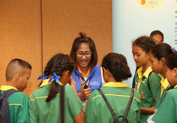 ภาพบรรยากาศการเข้าชมกิจกรรม คาราวานวิทยาศาสตร์ อพวช.