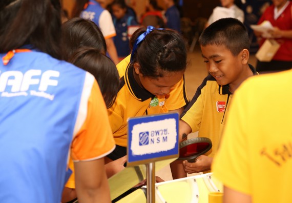 ภาพบรรยากาศการเข้าชมกิจกรรม คาราวานวิทยาศาสตร์ อพวช.