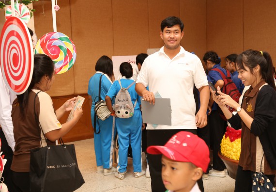 ภาพบรรยากาศการเข้าชมกิจกรรม คาราวานวิทยาศาสตร์ อพวช.