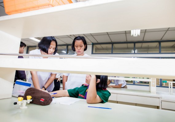 ภาพกิจกรรม ทักษะทางวิทยาศาสตร์และเทคโนโลยี ระดับมัธยมศึกษาตอนต้น