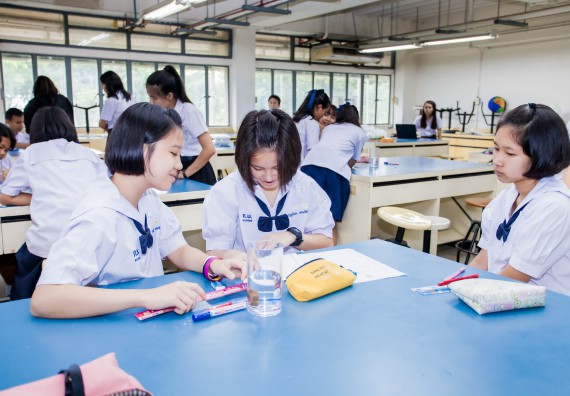 ภาพกิจกรรม ทักษะทางวิทยาศาสตร์และเทคโนโลยี ระดับมัธยมศึกษาตอนต้น