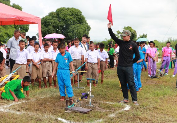 ภาพกิจกรรม  การแข่งขันจรวดขวดน้ำ ระดับประถมศึกษา
