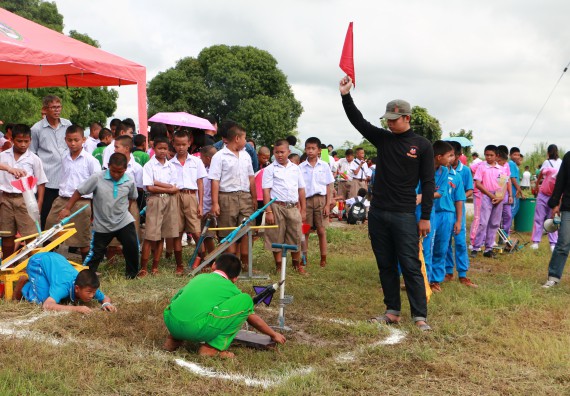 ภาพกิจกรรม  การแข่งขันจรวดขวดน้ำ ระดับประถมศึกษา