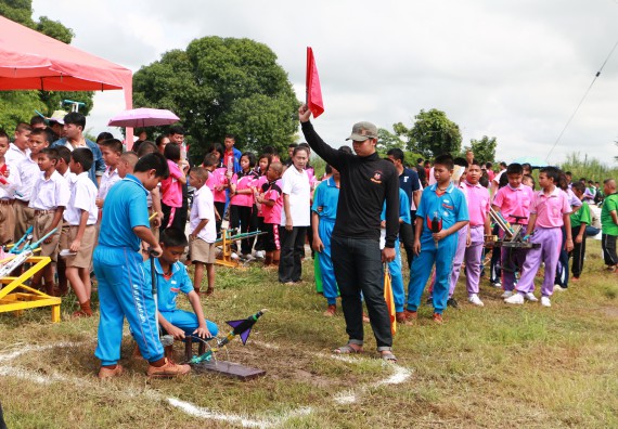 ภาพกิจกรรม  การแข่งขันจรวดขวดน้ำ ระดับประถมศึกษา