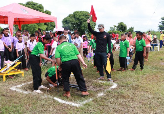 ภาพกิจกรรม  การแข่งขันจรวดขวดน้ำ ระดับประถมศึกษา