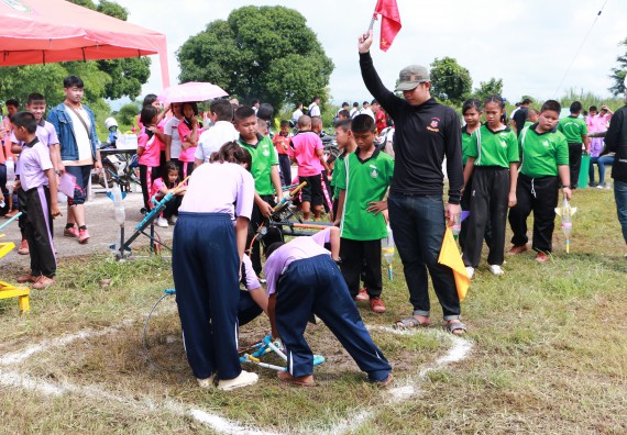 ภาพกิจกรรม  การแข่งขันจรวดขวดน้ำ ระดับประถมศึกษา