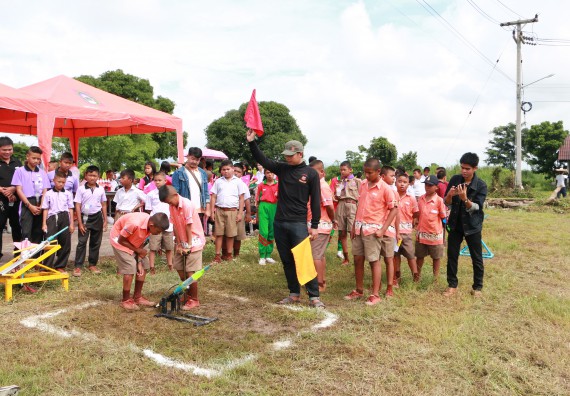 ภาพกิจกรรม  การแข่งขันจรวดขวดน้ำ ระดับประถมศึกษา