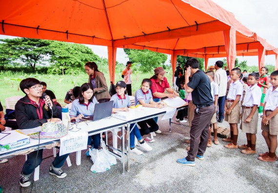 ภาพกิจกรรม  การแข่งขันจรวดขวดน้ำ ระดับประถมศึกษา