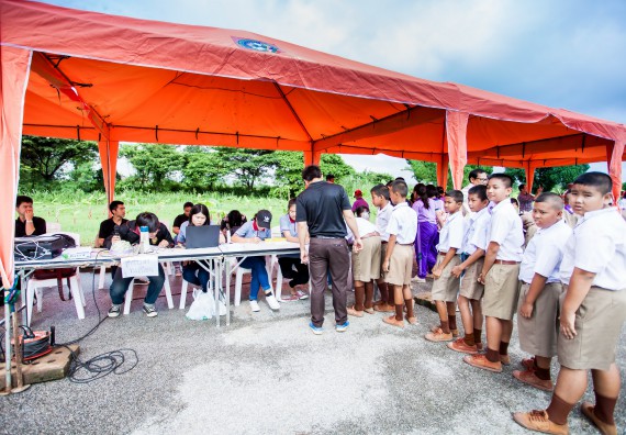 ภาพกิจกรรม  การแข่งขันจรวดขวดน้ำ ระดับประถมศึกษา