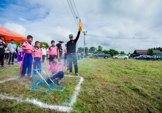 ภาพกิจกรรม  การแข่งขันจรวดขวดน้ำ ระดับประถมศึกษา