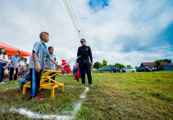 ภาพกิจกรรม  การแข่งขันจรวดขวดน้ำ ระดับประถมศึกษา