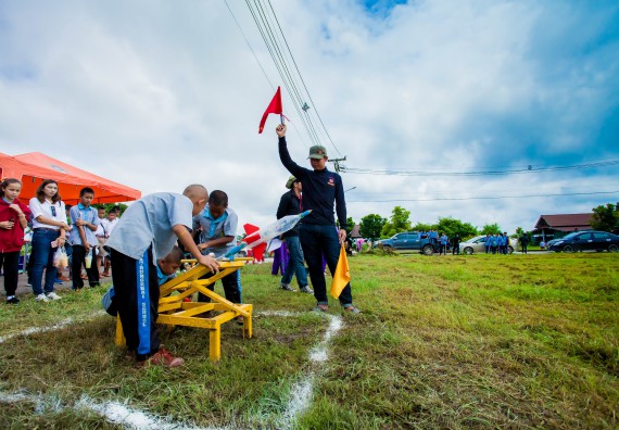 ภาพกิจกรรม  การแข่งขันจรวดขวดน้ำ ระดับประถมศึกษา