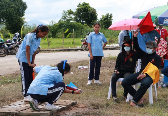 ภาพกิจกรรม การแข่งขันจรวดขวดน้ำ ระดับมัธยมศึกษาตอนปลาย