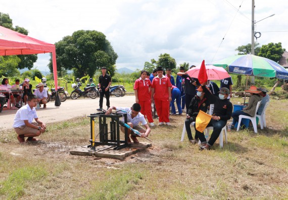 ภาพกิจกรรม การแข่งขันจรวดขวดน้ำ ระดับมัธยมศึกษาตอนปลาย