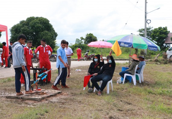 ภาพกิจกรรม การแข่งขันจรวดขวดน้ำ ระดับมัธยมศึกษาตอนปลาย