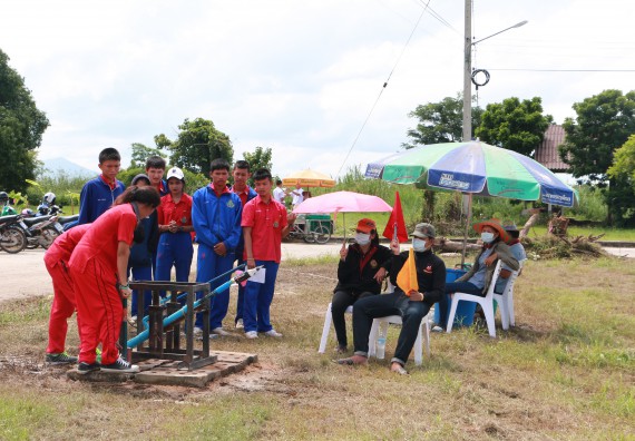 ภาพกิจกรรม การแข่งขันจรวดขวดน้ำ ระดับมัธยมศึกษาตอนปลาย