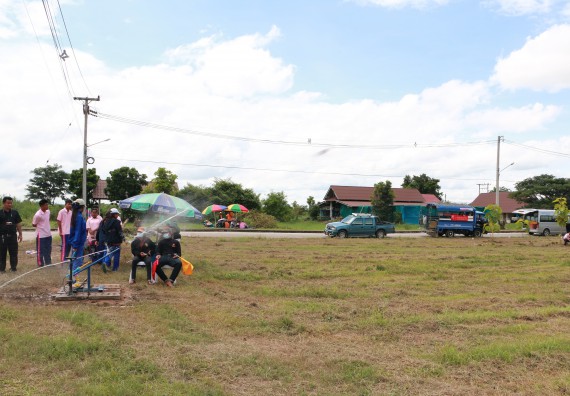 ภาพกิจกรรม การแข่งขันจรวดขวดน้ำ ระดับมัธยมศึกษาตอนปลาย