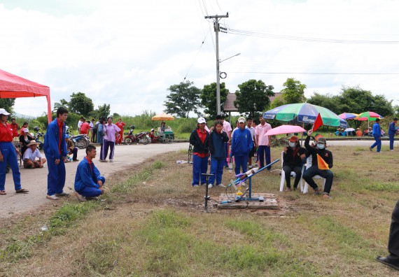 ภาพกิจกรรม การแข่งขันจรวดขวดน้ำ ระดับมัธยมศึกษาตอนปลาย