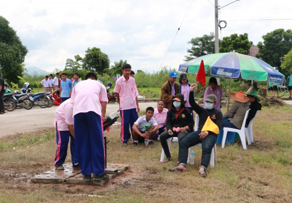 ภาพกิจกรรม การแข่งขันจรวดขวดน้ำ ระดับมัธยมศึกษาตอนปลาย