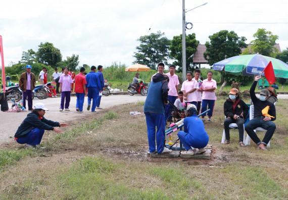 ภาพกิจกรรม การแข่งขันจรวดขวดน้ำ ระดับมัธยมศึกษาตอนปลาย