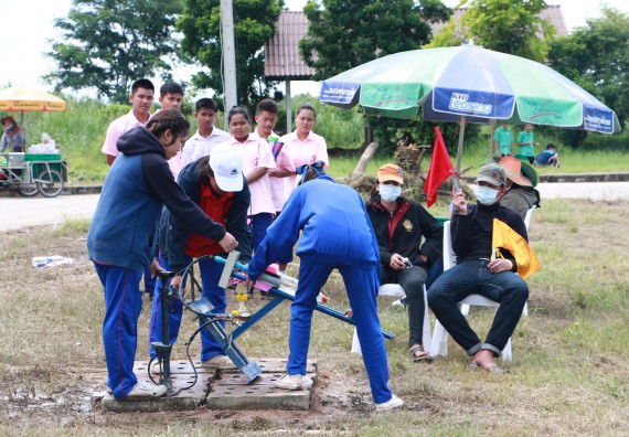 ภาพกิจกรรม การแข่งขันจรวดขวดน้ำ ระดับมัธยมศึกษาตอนปลาย