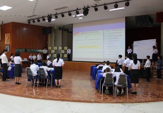 ภาพกิจกรรม เกมตอบปัญหาคณิตศาสตร์ ระดับประถมศึกษาตอนปลาย