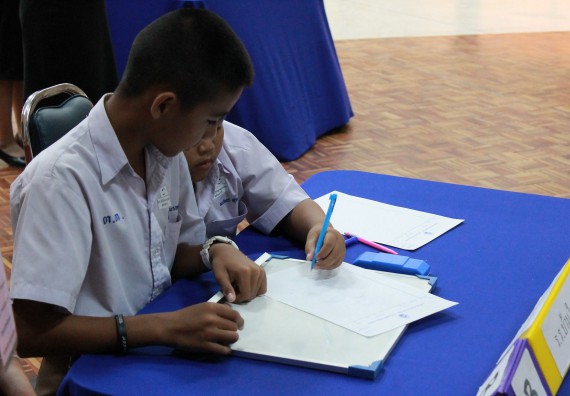 ภาพกิจกรรม เกมตอบปัญหาคณิตศาสตร์ ระดับประถมศึกษาตอนปลาย