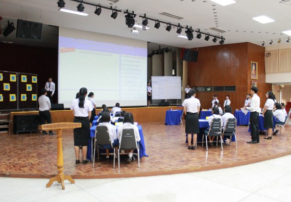 ภาพกิจกรรม เกมตอบปัญหาคณิตศาสตร์ ระดับประถมศึกษาตอนปลาย