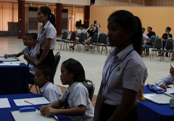 ภาพกิจกรรม เกมตอบปัญหาคณิตศาสตร์ ระดับประถมศึกษาตอนปลาย