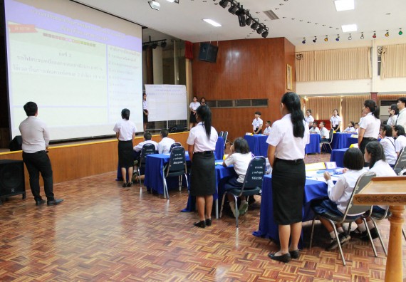 ภาพกิจกรรม เกมตอบปัญหาคณิตศาสตร์ ระดับประถมศึกษาตอนปลาย