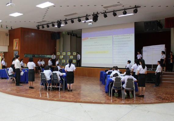 ภาพกิจกรรม เกมตอบปัญหาคณิตศาสตร์ ระดับประถมศึกษาตอนปลาย